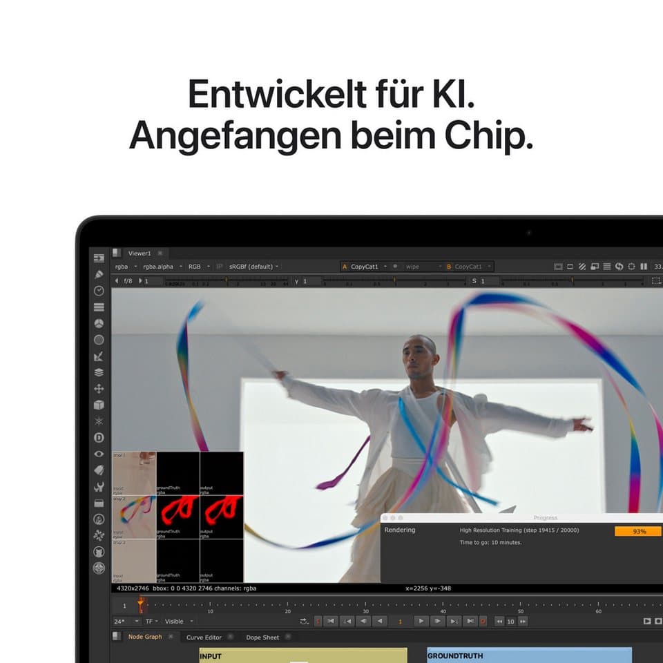 Apple 16" MacBook Pro Notebook (41,05 cm/16,2 Zoll, Apple M5 Max M5, 40-Core GPU, 48 GB, 2000 GB SSD) - Thumbnail 4