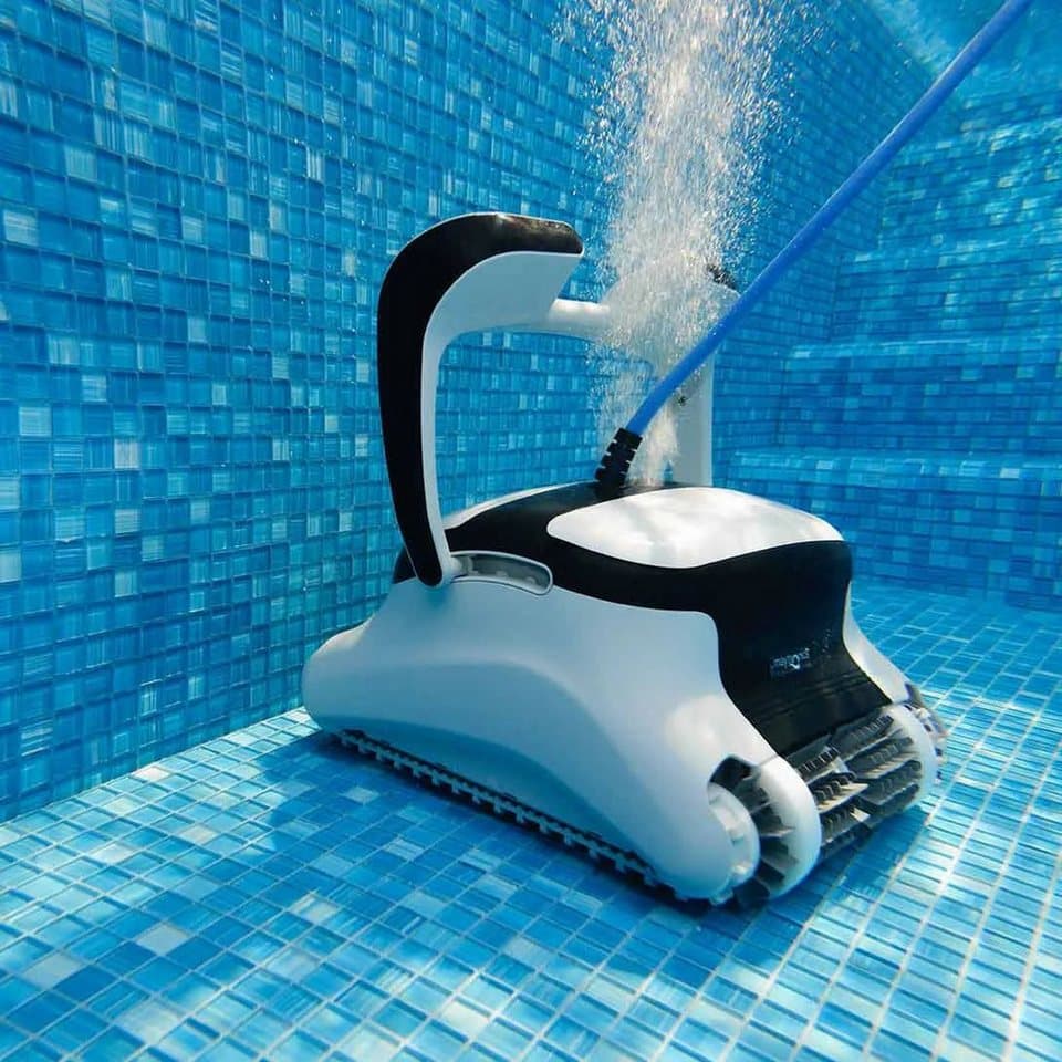 maytronics Poolroboter Dolphin Deluxe Active, (mit Automatisierungsmodus), Professionelle Poolreinigung für Pools bis zu 15 Meter - Thumbnail 5