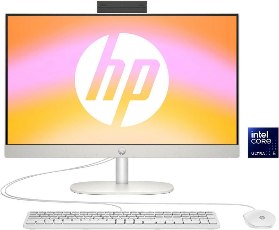 HP 24-cr1201ng All-in-One PC (23,8 Zoll, Intel Core Ultra 5 125U, Intel Internal Graphics, 16 GB RAM, 512 GB SSD) - Bild 1