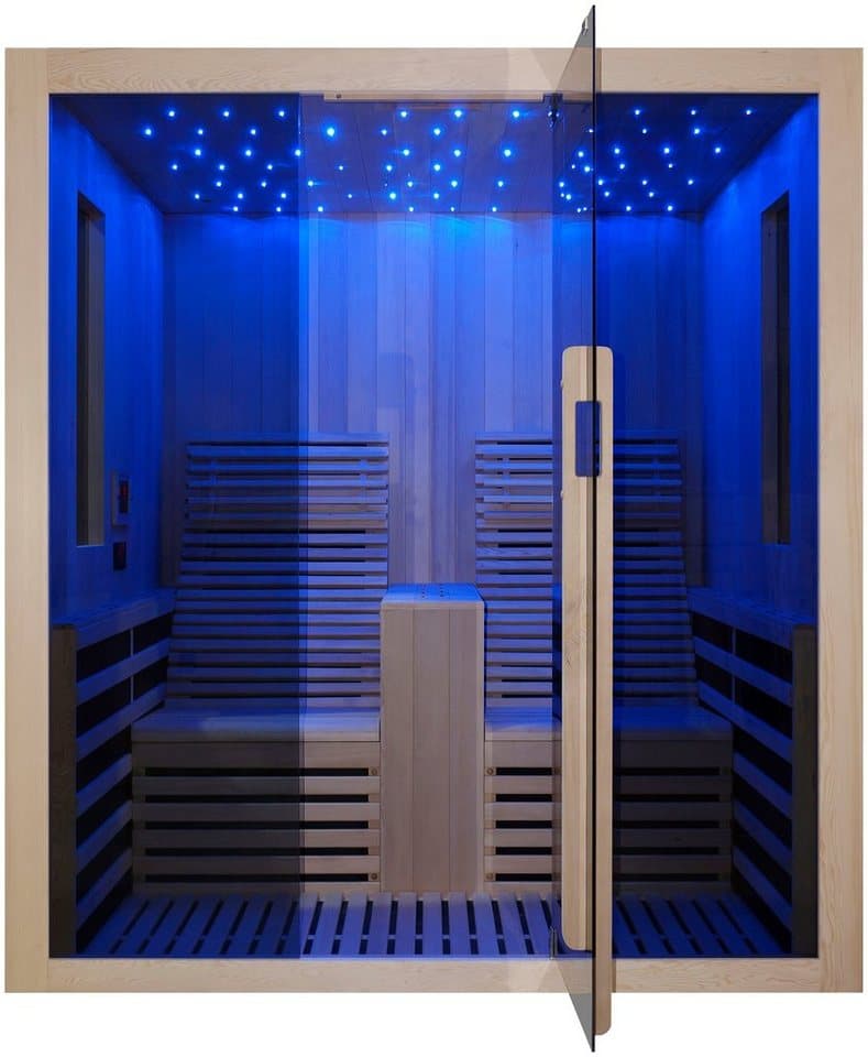 Sanotechnik Infrarotkabine CARBON 2, BxTxH: 150 x 180 x 195 cm, für 2 Personen - Thumbnail 2