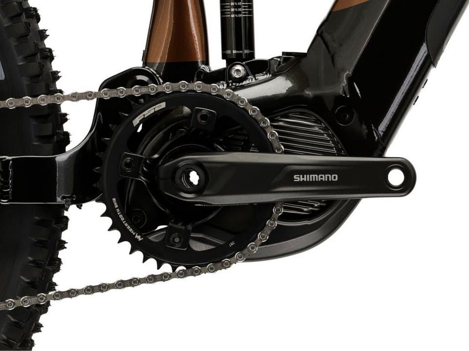 Kross E-Bike Mountainbike E-MTB Fully 29" Grist Boost 3.0 braun 12 Gänge - Shimano Mittelmotor, 12 Gang Shimano DEORE SLX M7100 Schaltwerk, Kettenschaltung, Mittelmotor, 630 Wh, SHIMANO 36 V/250 W, Mittelmotor EP800 - Thumbnail 10