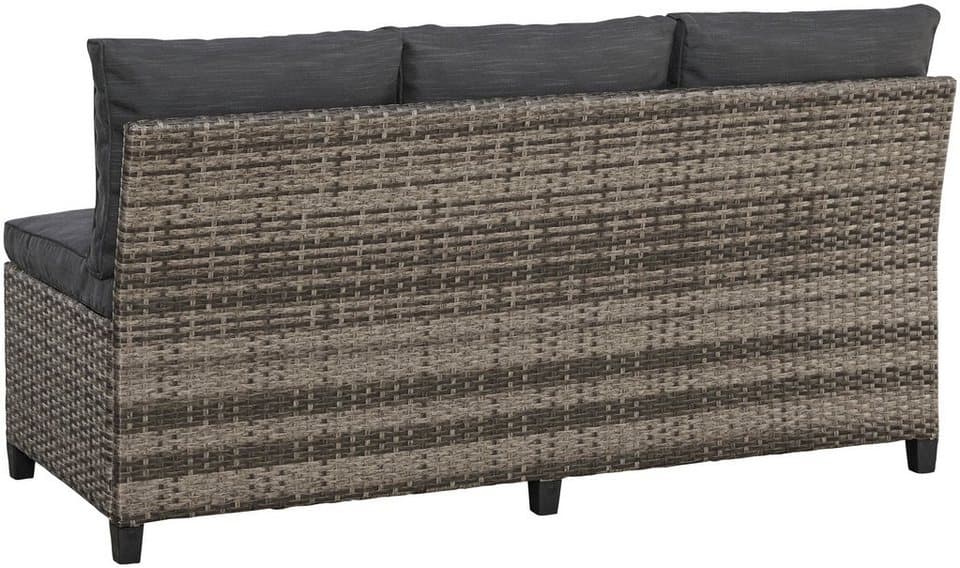 KONIFERA Gartenlounge-Set Rotterdam, (Set, 20-tlg., 3x 3er Sofa, 2x Hocker, 1x Tisch 120x82x67cm, inkl. Auflagen), Polyrattan, Stahl, Tischplatte aus Nonwood - Thumbnail 11