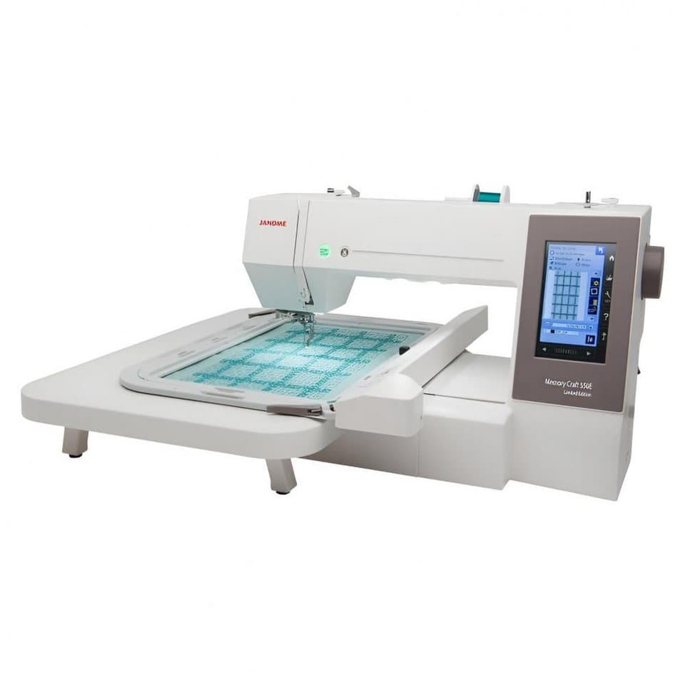 Janome Stickmaschine - Memory Craft 550E Limited Edition - Thumbnail 6