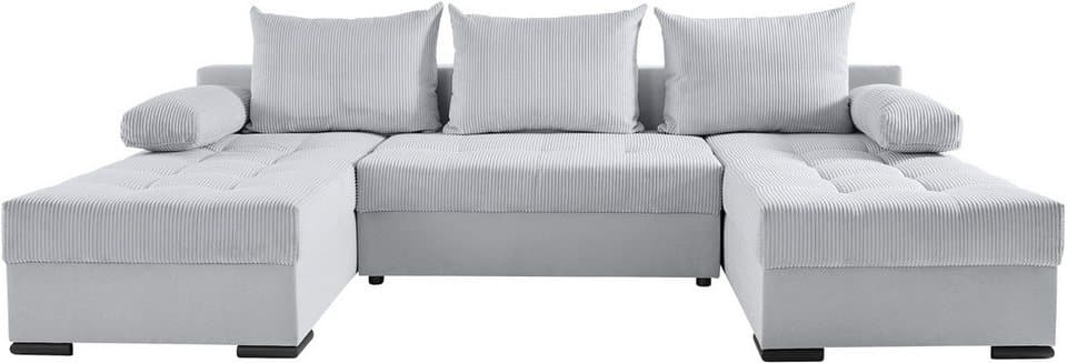 COLLECTION AB Wohnlandschaft Josy U-Form, B: 269 cm, Schlaffunktion & Bettkasten, Federkern - Thumbnail 2