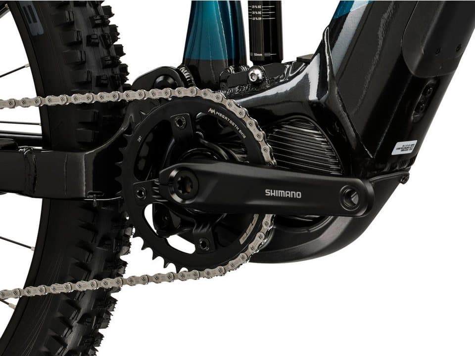 Kross E-Bike Mountainbike E-MTB Grist Boost 2.0 630 29" türkis 12 Gänge - Shimano Mittelmotor, 12 Gang Shimano DEORE M6100 Schaltwerk, Kettenschaltung, Mittelmotor, 630 Wh, SHIMANO Steps 36 V/250 W, Mittelmotor DU-EP800 - Thumbnail 13