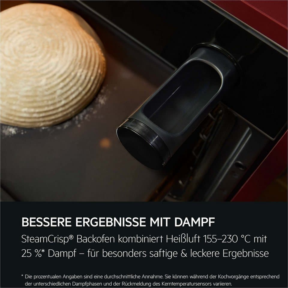 AEG Pyrolyse Backofen 6000 TR6PB50WSB, Pyrolyse-Selbstreinigung, Knusprig & saftig: SteamCrisp mit 25 % Dampf für leckere Ofengerichte - Thumbnail 4