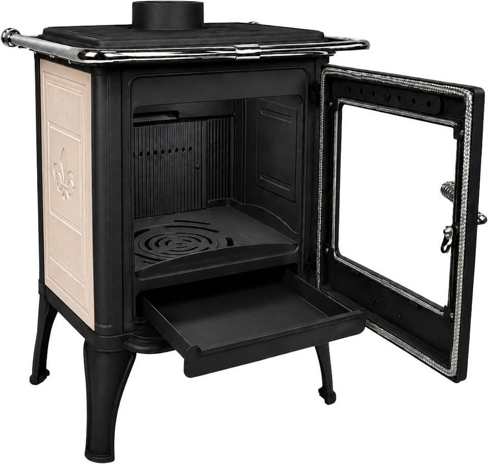 Hanseatic Kaminofen Ambrosia, 7,2 kW, Zeitbrand, Großer Feuerraum - Thumbnail 8