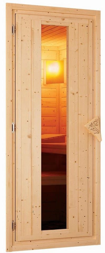 Karibu Sauna Larin, BxTxH: 165 x 165 x 202 cm, 68 mm, (Set) ohne Ofen - Thumbnail 4