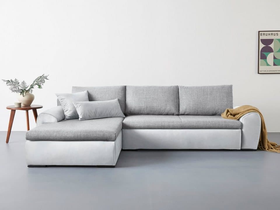Home affaire Ecksofa Win L-Form, B: 285 cm - OTTO. Verlässliche Qualität., 2 Zierkissen, optional Schlaffunktion & Bettkasten - Thumbnail 13