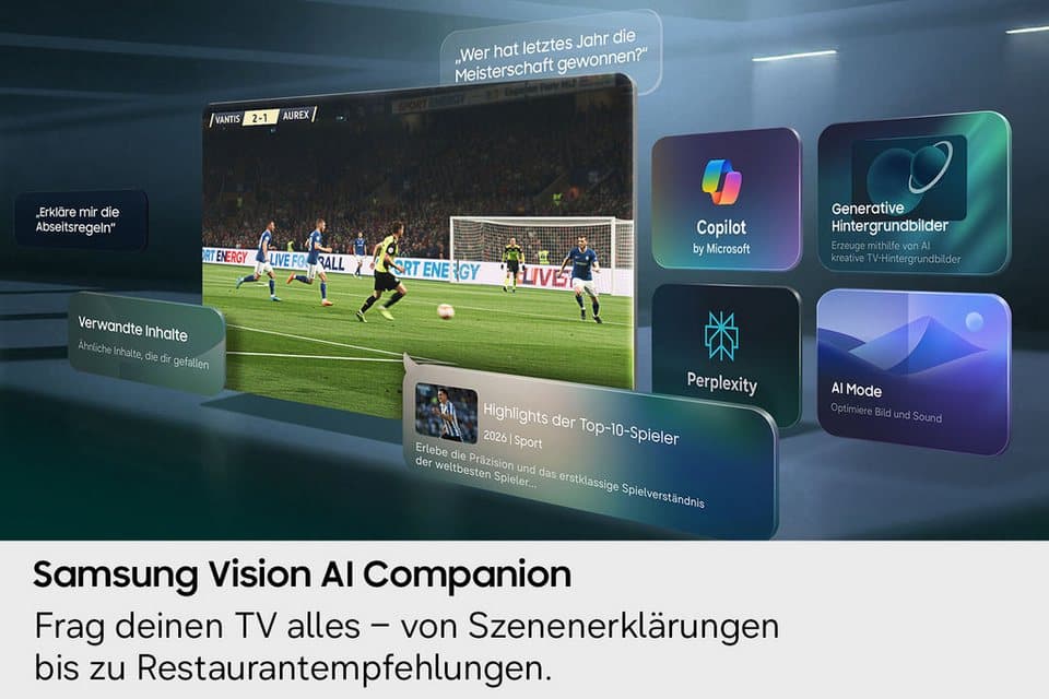 Samsung GQ48S90HAE OLED-Fernseher (120 cm/48 Zoll, 4K Ultra HD, Smart-TV, Antireflexion mit Glare Free, OLED HDR+, Gaming mit 165Hz, HDMI 2.1) - Thumbnail 10