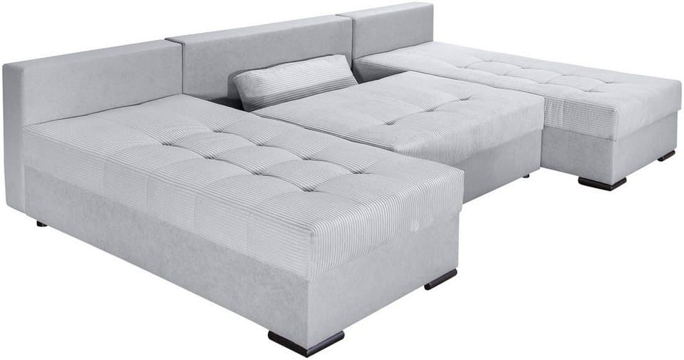 COLLECTION AB Wohnlandschaft Josy U-Form, B: 269 cm, Schlaffunktion & Bettkasten, Federkern - Thumbnail 8