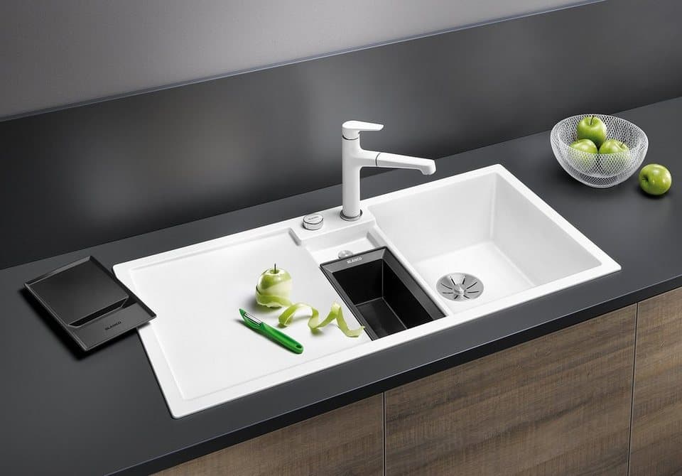 Blanco Granitspüle COLLECTIS 6 S, rechteckig, aus SILGRANIT®, inkl. Depot-Schale mit Deckel - Thumbnail 2