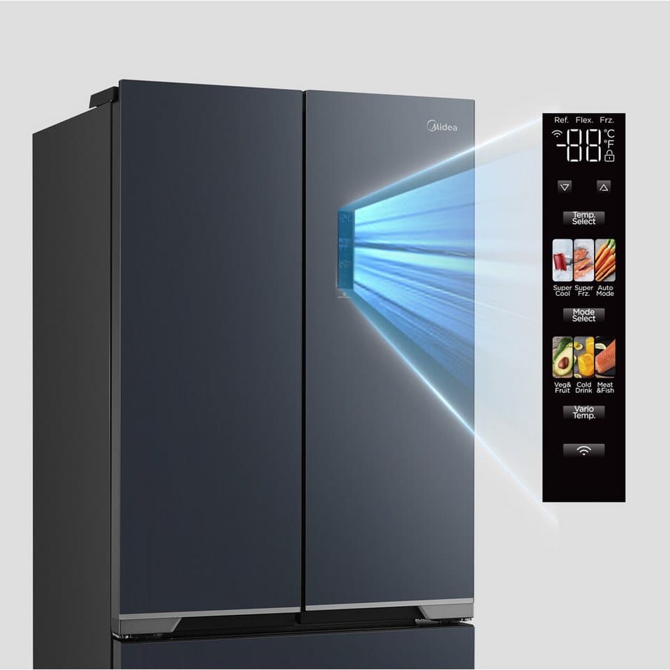 Midea French Door INSTA-FIT MASTER MDRF600BIE70, 191 cm hoch, 75 cm breit - Thumbnail 11