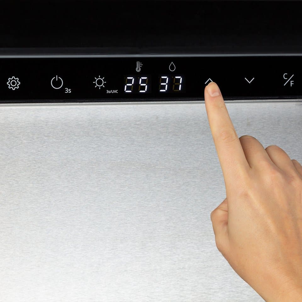 Klarstein Reifeschrank Steakhouse Pro 233, 233 l, Elektrische Fleischkühlschrank LED Touch Kühlen 233 L - Thumbnail 7