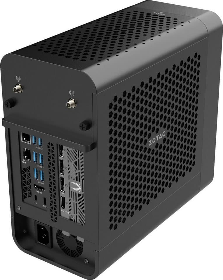 Zotac MAGNUS ONE EU275070C Barebone-PC (Intel® Core Ultra 7, GeForce RTX 5070, 96 GB RAM, 96 GB SSD) - Thumbnail 5