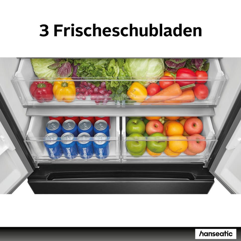Hanseatic French Door HFD18983CWDBI, 190 cm hoch, 83 cm breit - Thumbnail 5