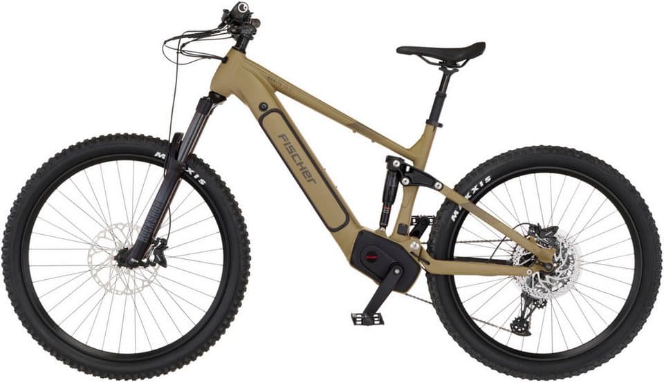 FISCHER Fahrrad E-Bike Mountainbike MONTIS 10.0i Fully 711, 12 Gang SRAM SX 11-50 Kettenschaltung Schaltwerk, Mittelmotor, 711 Wh, (mit Akku-Ladegerät, mit Werkzeug), Pedelec, Elektrofahrrad für Damen und Herren, MTB - Thumbnail 2