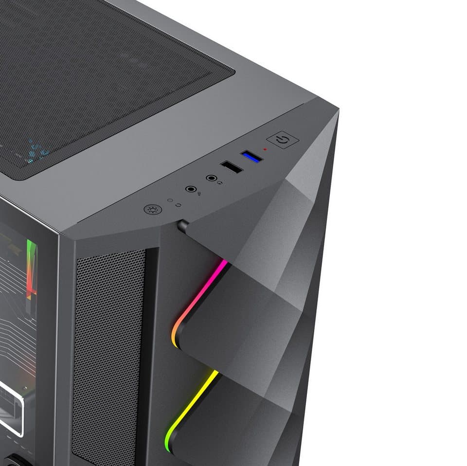 GAMEMAX MegaDeal Diamond BK 2611 Ryzen 5 5600G Radeon Graphics 32GB 1TB SSD PC-Komplettsystem (24", AMD Ryzen 5 5600G, Radeon Graphics on Board, 32 GB RAM, 1000 GB SSD, Windows 11 + MSI PRO MP2412DE Monitor 60cm (24) - Thumbnail 5