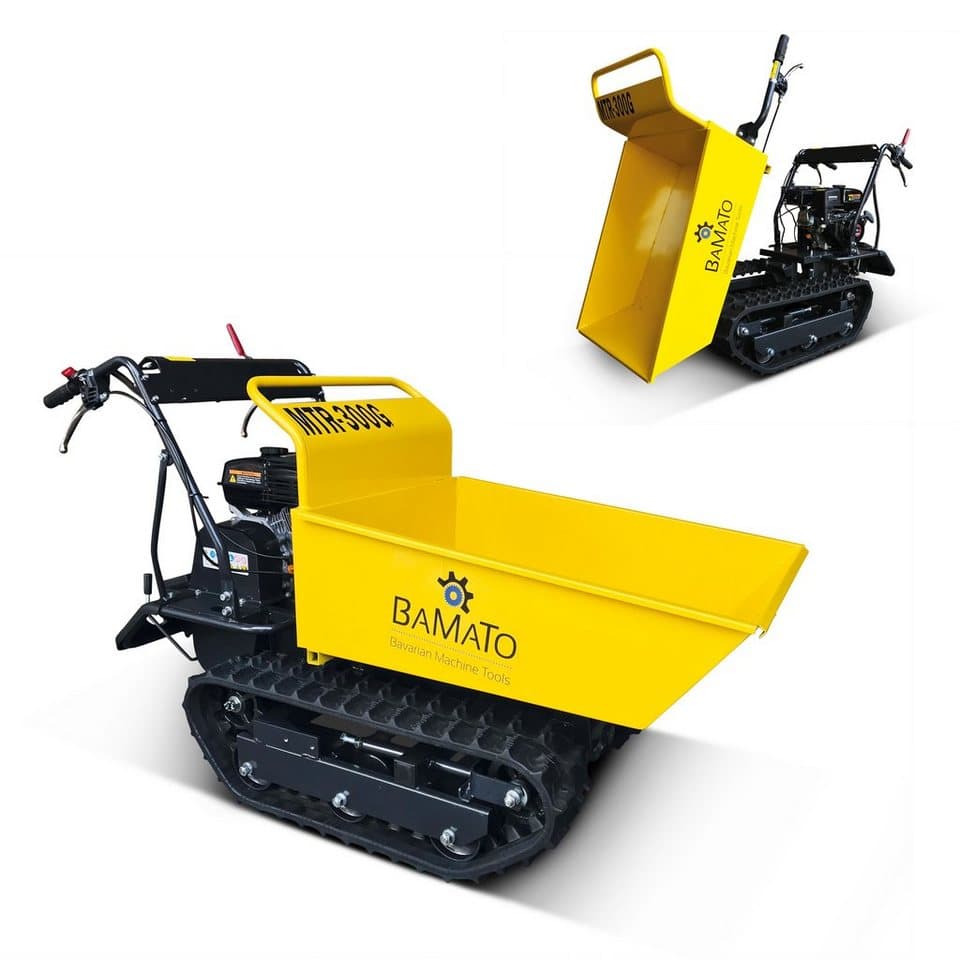 BAMATO Motorschubkarre MTR-300G, 125 l, 1-tlg., Minidumper, Raupendumper, Dumper - Thumbnail 7