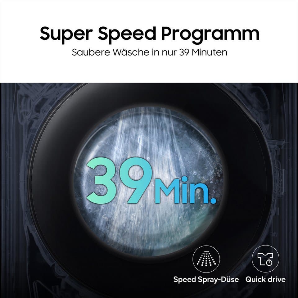 Samsung Waschtrockner WD9EHG5B, 9 kg, 6 kg, 1400 U/min - Thumbnail 6