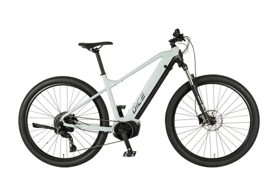 Prophete E-Bike Mountainbike Dice 3.8, 10 Gang Shimano Cues Schaltwerk, Kettenschaltung, Mittelmotor, 540 Wh