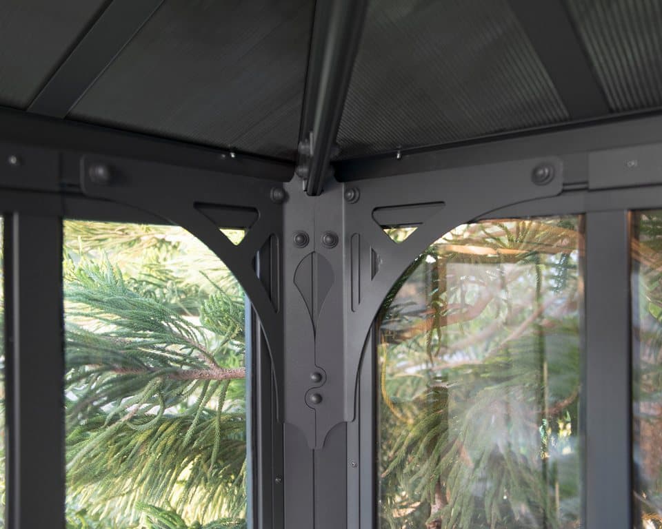 Palram - Canopia Pavillon Geschlossen, Ledro, 430 x 295,5 cm - Thumbnail 4