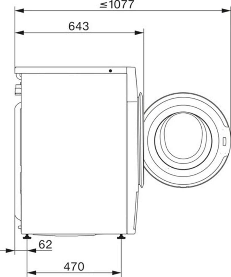 Miele Waschmaschine WSA123 WCS 8kg Active, 8 kg, 1400 U/min, Getestet auf 20 Jahre perfekte Wäschepflege, 25 Jahre Motorgarantie - Thumbnail 7