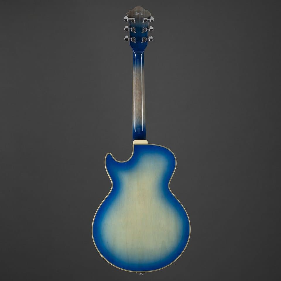 Ibanez Halbakustik-Gitarre, Halb-Akustik Gitarren, Hollow-Body Modelle, George Benson GB10EM-JBB Jet Blue Burst - Halbakustik Gitarre - Thumbnail 3