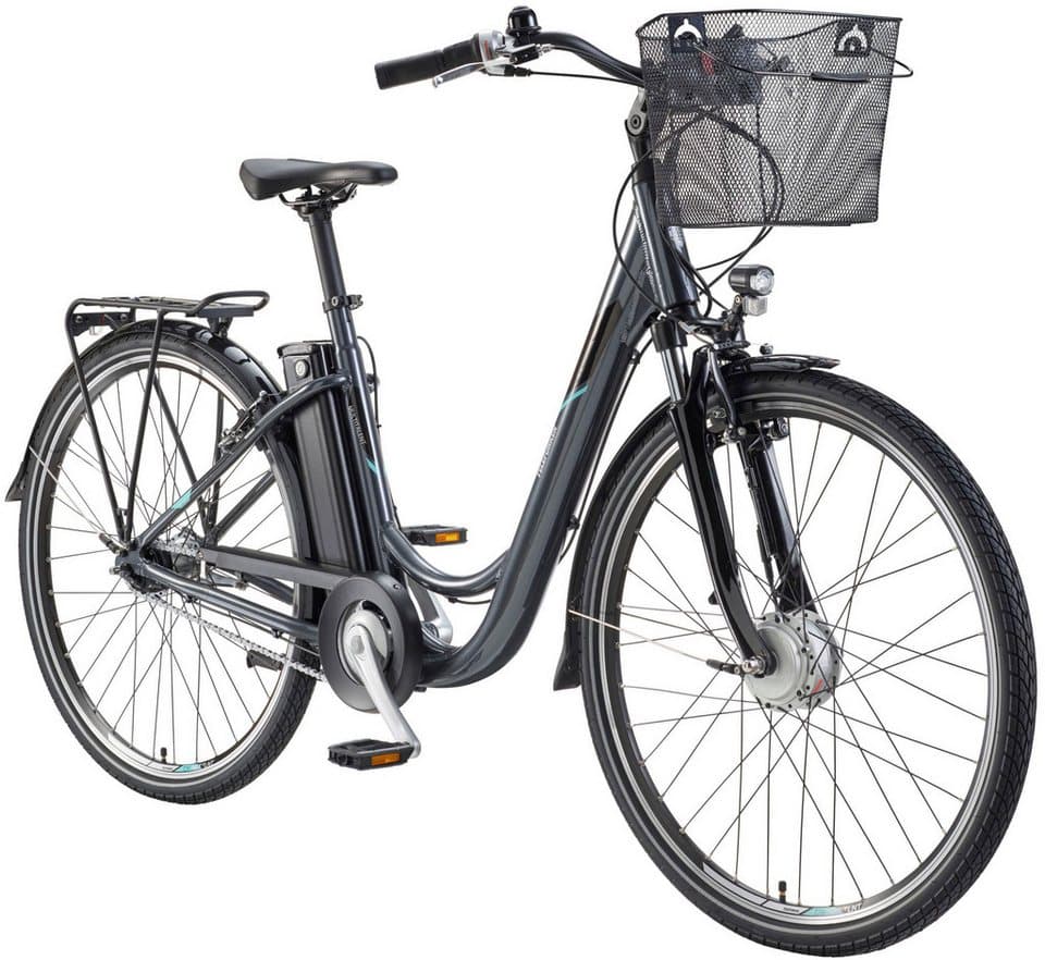 Telefunken E-Bike Cityrad Multitalent RC840, 7 Gang Shimano Nexus Schaltwerk, Frontmotor, 531,3 Wh, Pedelec, Elektrofahrrad für Damen u. Herren - Thumbnail 2
