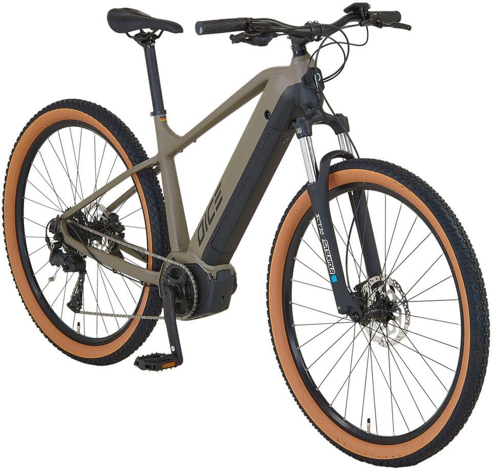 Prophete E-Bike Mountainbike Dice 3.0, 10 Gang Shimano Cues Schaltwerk, Kettenschaltung, Mittelmotor, 540 Wh, Pedelec, Elektrofahrrad für Damen und Herren, MTB - Thumbnail 2