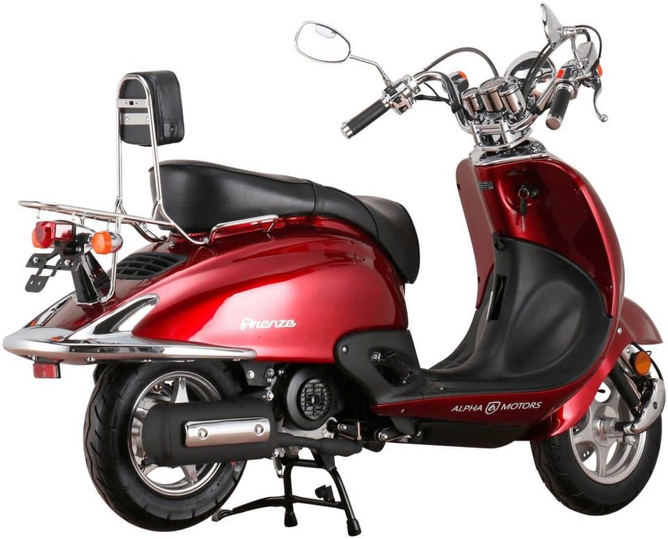 Alpha Motors Motorroller Retro Firenze, 125 ccm, 85 km/h, Euro 5+, mit Lenkerschloss - Thumbnail 9
