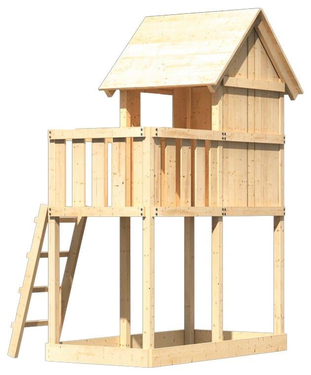 KONIFERA Spielturm Finni, BxTxH: 107x202x291 cm, mit Sandkasten - Thumbnail 2