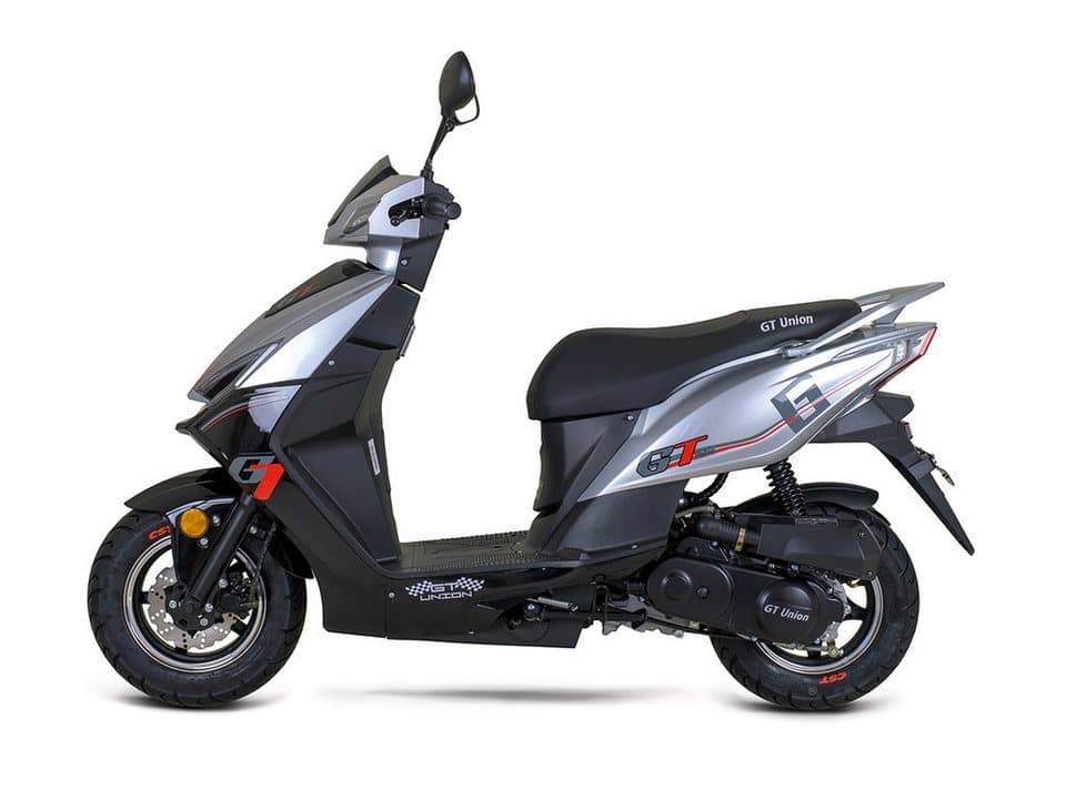 GT UNION Motorroller Sonic X 45, 49,6 ccm, 45 km/h, Euro 5, (Komplett-Set, 2 tlg), Luftgekühlter Motor - Thumbnail 5