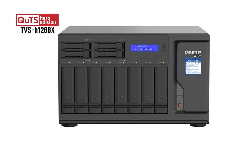 QNAP TVS-h1288X NAS-Server - Thumbnail 2