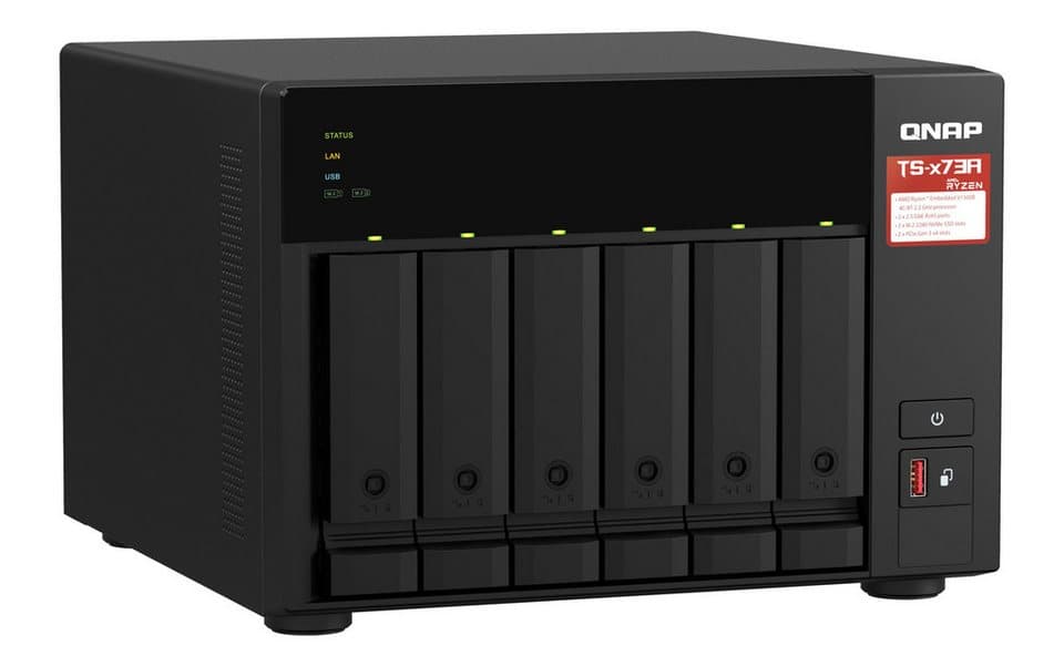QNAP TS-673A-8G NAS-Gehäuse - Thumbnail 4