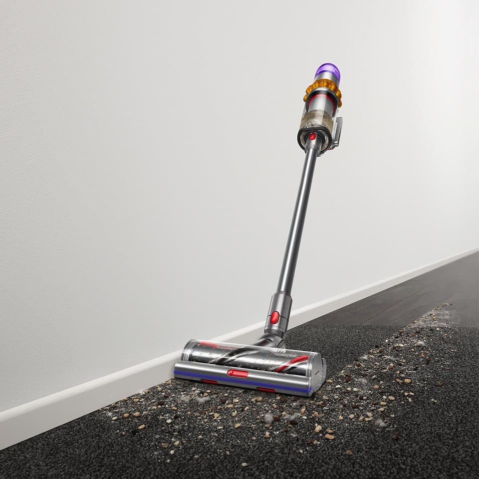DYSON Akku-Hand-und Stielstaubsauger Dyson V15 Detect Absolute Nickel/Gelb, 660 W, 240 Airwatt Saugkraft, Stauberkennungssensor - Thumbnail 3