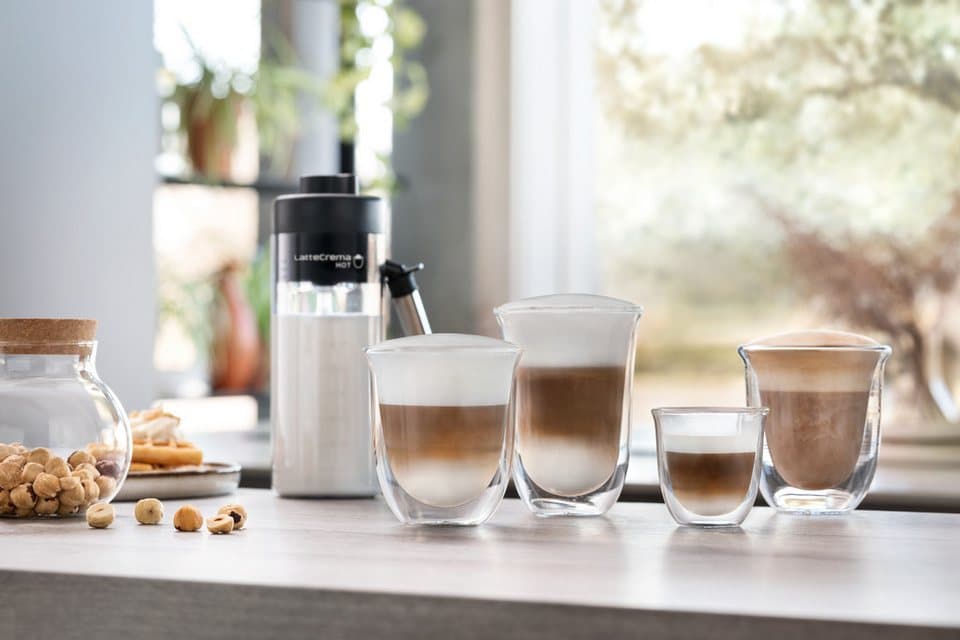 De'Longhi Kaffeevollautomat Eletta Explore ECAM450.55.S - 40 Rezepte, heißer & kalter Milchschaum, 3,5" Touch-Display, herausnehmbare Brühgruppe, einstellbarer Mahlgrad - Thumbnail 9