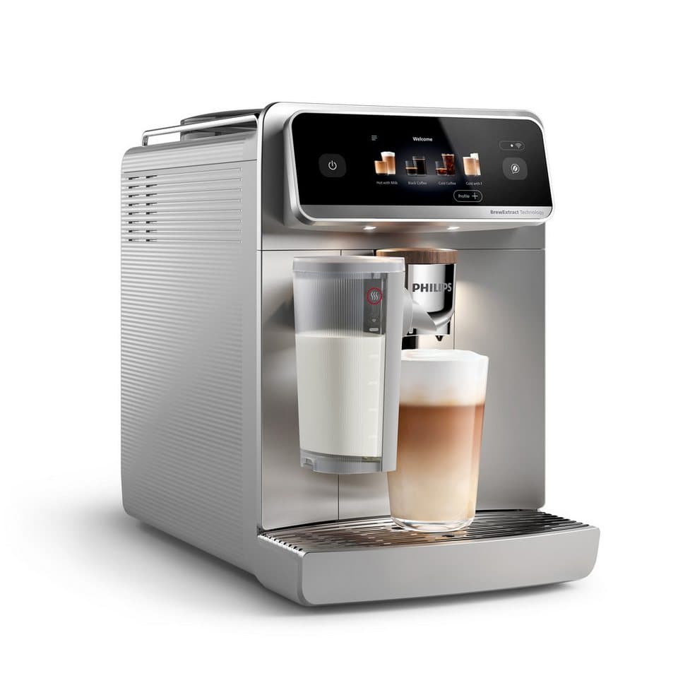 Philips Kaffeevollautomat EP8757/20 8000 Series LatteGo Pro Café Aromis, 50 Getränke (heiß oder eisgekühlt), LatteGo Pro-Milchsystem, BrewExtract Technologie, appfähig - Bild 1