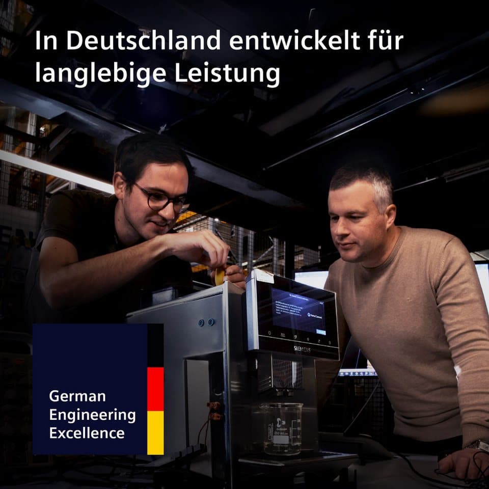 SIEMENS Kaffeevollautomat EQ700 TP725ET7, inkl. Thermo-Kaffeebecher, XL-Getränke, 20 Favoriten, farbiges Full-Touch-Display, Doppeltassenfunktion, sehr leise, silber - Thumbnail 14