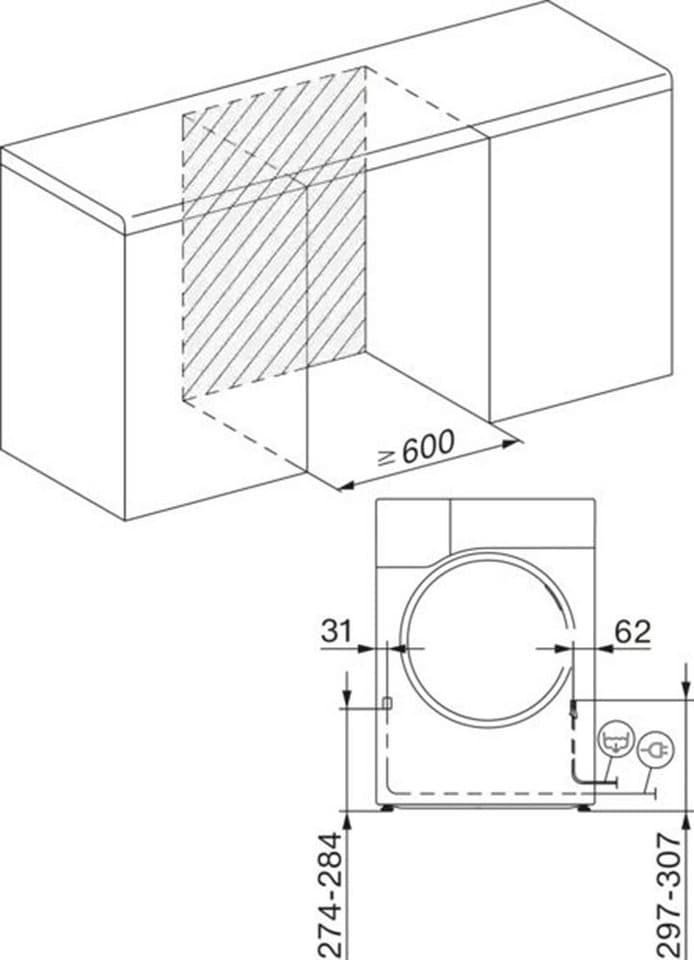 Miele Wärmepumpentrockner TSC643WP EcoSpeed&8kg, Getestet auf 20 Jahre perfekte Wäschepflege, 25 Jahre Motorgarantie - Thumbnail 9