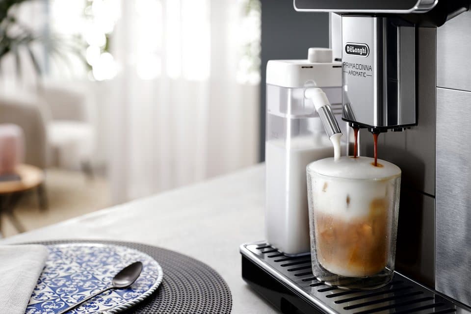 De'Longhi Kaffeevollautomat Primadonna Aromatic ECAM630.75.TM - 35 eiskalte & heiße Kaffeerezepte, Edles italienisches Design, Bean Adapt Technology, Cold Brew Rezepte - Thumbnail 10