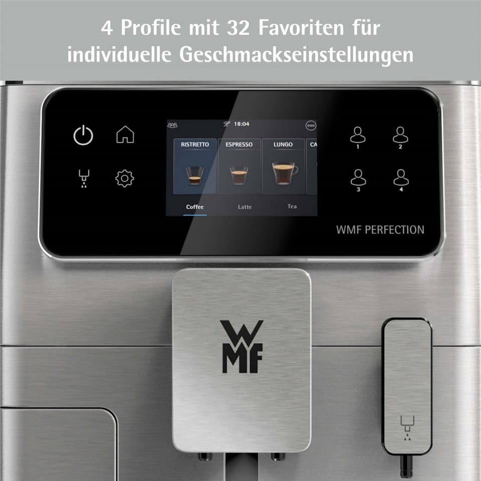 WMF Kaffeevollautomat Perfection 640 CP812D10, besonders leise, hochwertiges Gehäuse, LED-Ambient-Light - Thumbnail 5