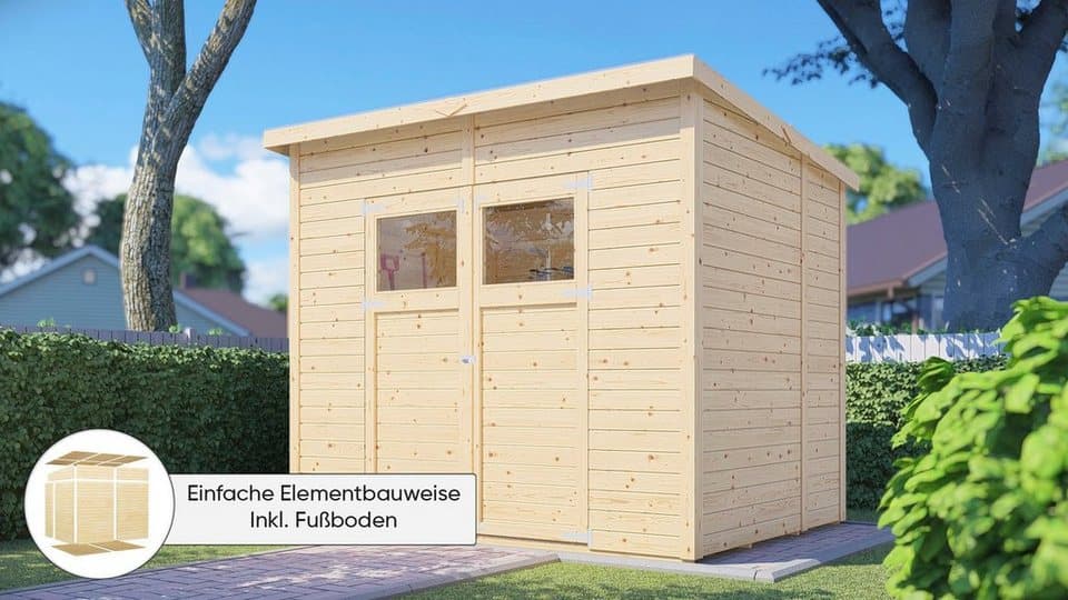 KONIFERA Gartenhaus Amrum 2, BxT: 340x199 cm, (Set), Inklusive Fussboden - Thumbnail 12