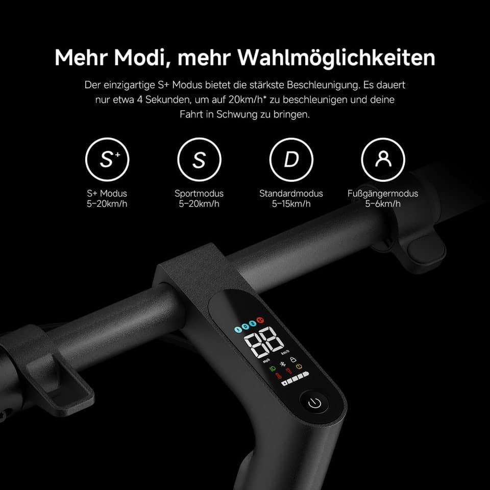 Xiaomi E-Scooter Mi 4 Ultra, 20 km/h, Electric Scooter, mit Straßenzulassung, bis zu 70 km Reichweite - Thumbnail 6
