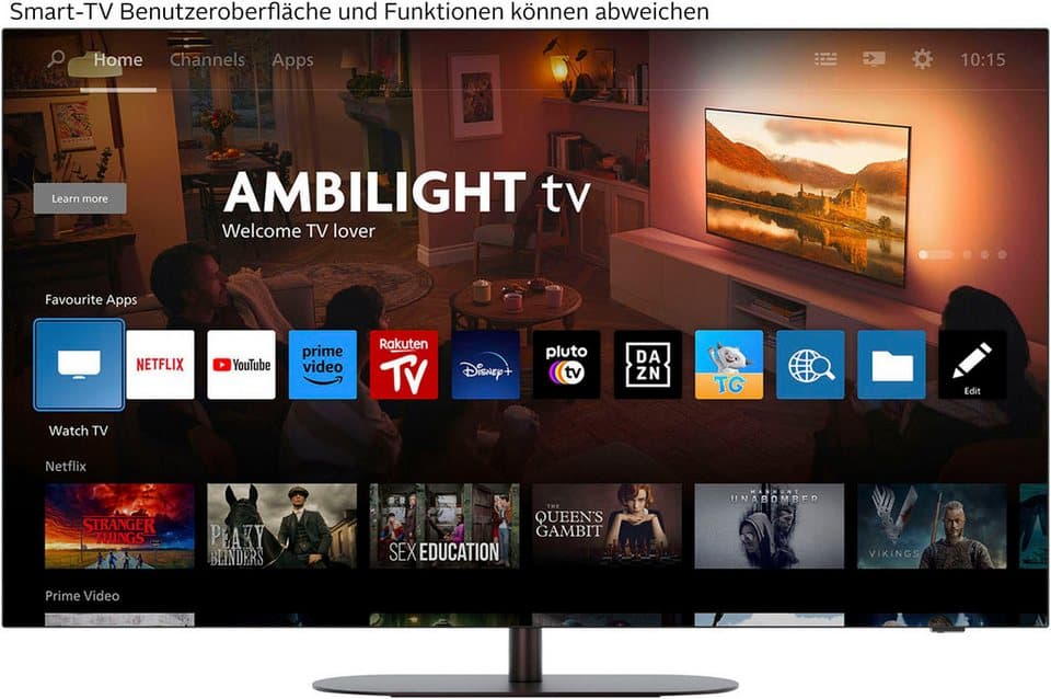 Philips 65OLED810 LED-Fernseher (164 cm/65 Zoll, 4K Ultra HD, Smart-TV, Google TV, Ambilight, P5 AI Picture Engine, Dolby Vision & HDR10+, Dolby Atmos) - Thumbnail 2