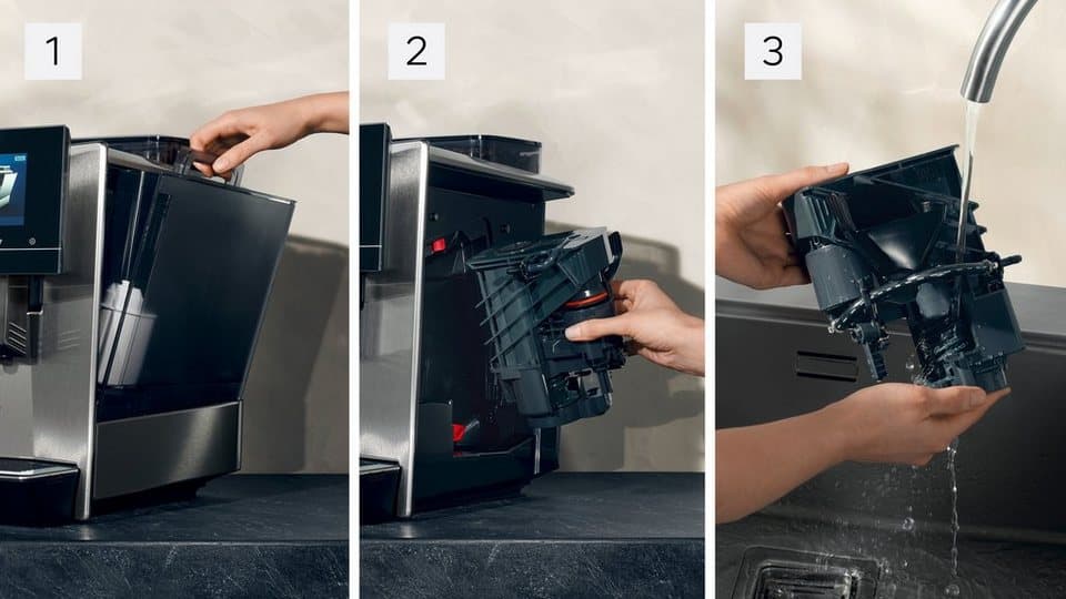 SIEMENS Kaffeevollautomat EQ900 TQ903D43, intuitives 6,8" TFT-Display, Geräuschreduzierung, App-Steuerung, Barista-Modus, AromaSelect, 3 Profile, edelstahl - Thumbnail 14