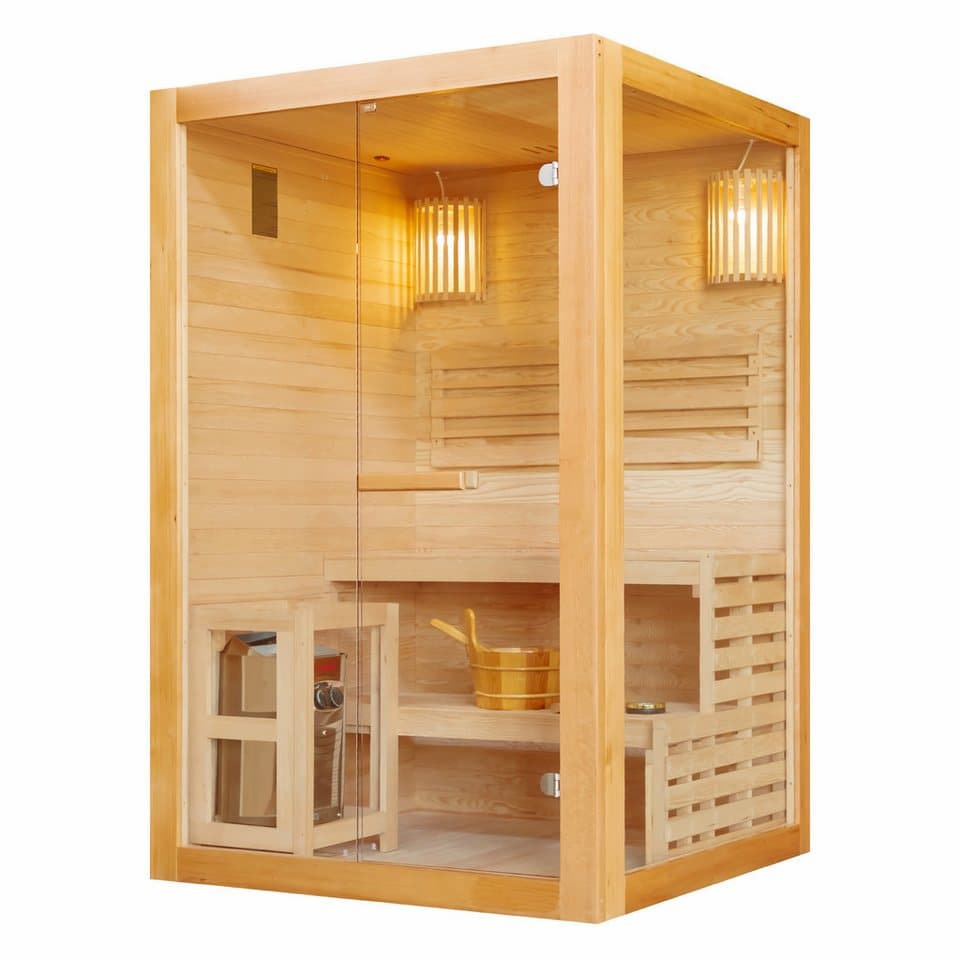 Sanotechnik Sauna PANORAMA, BxTxH: 130 x 120 x 200 cm - Bild 1