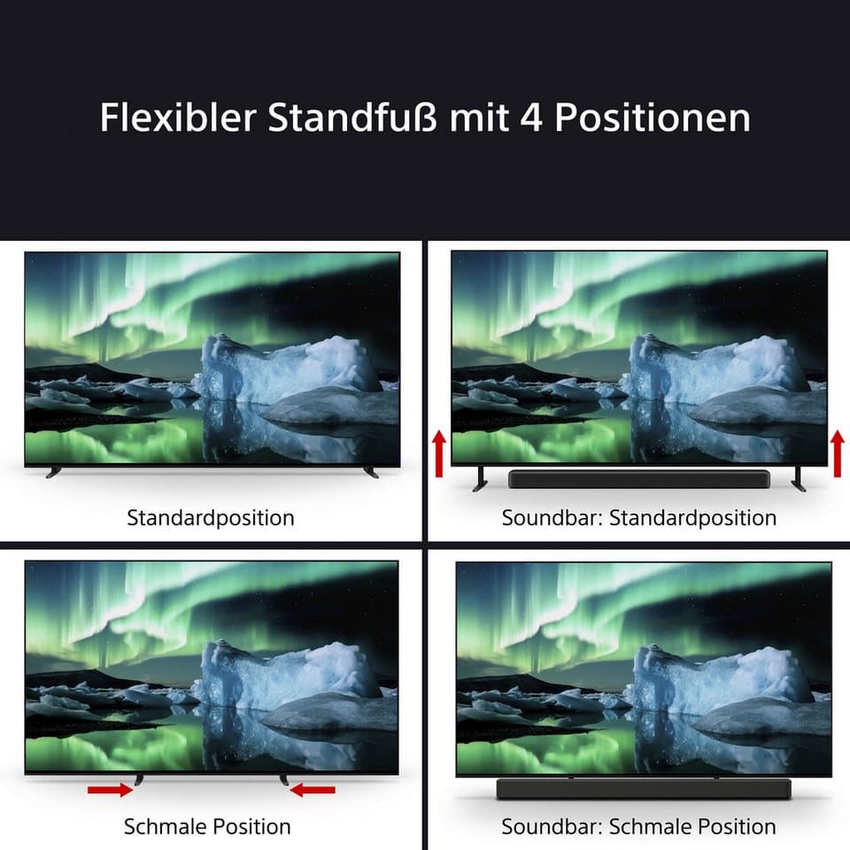 Sony K-65XR80 OLED-Fernseher (164 cm/65 Zoll, 4K Ultra HD, Smart-TV, Google TV, BRAVIA 8, 4K HDR, Dolby Vision, Gaming Funktionen für PlayStation 5) - Thumbnail 14