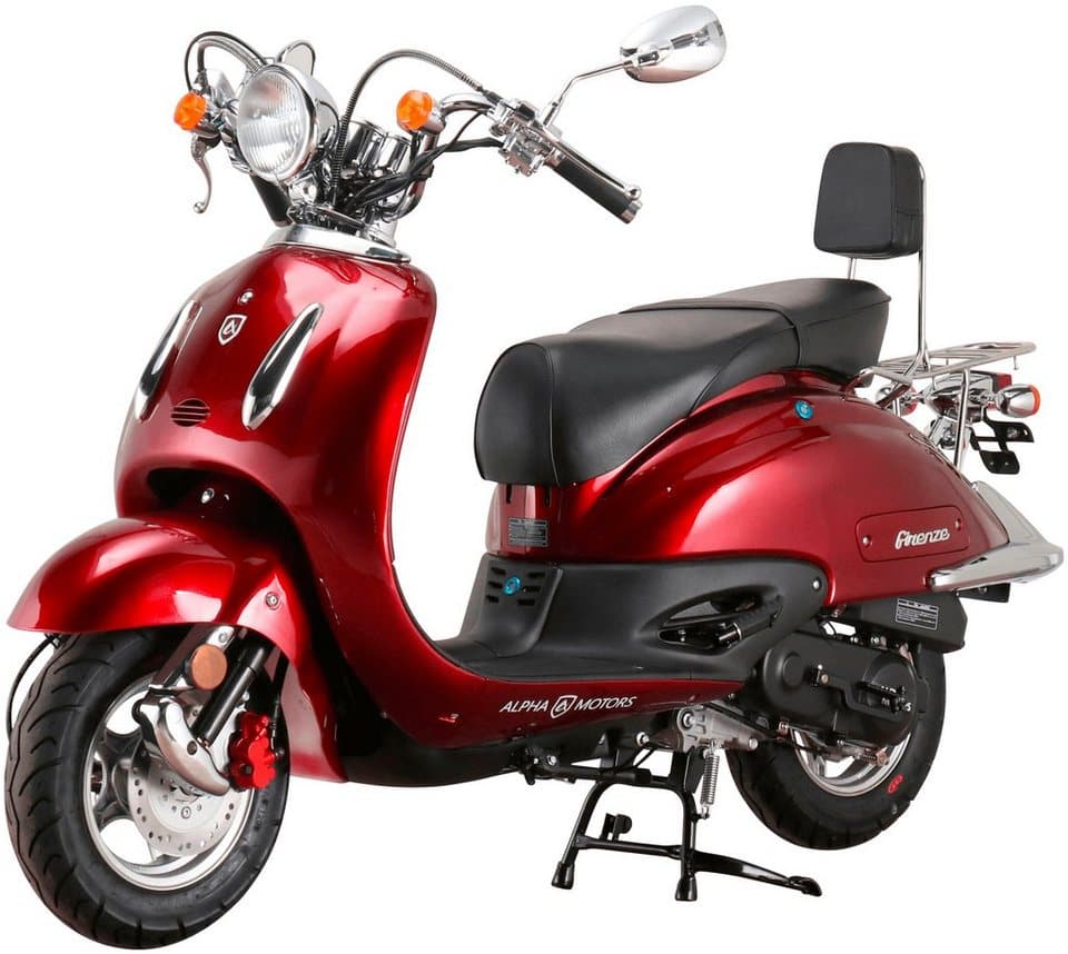 Alpha Motors Motorroller Retro Firenze, 125 ccm, 85 km/h, Euro 5+, mit Lenkerschloss - Thumbnail 2