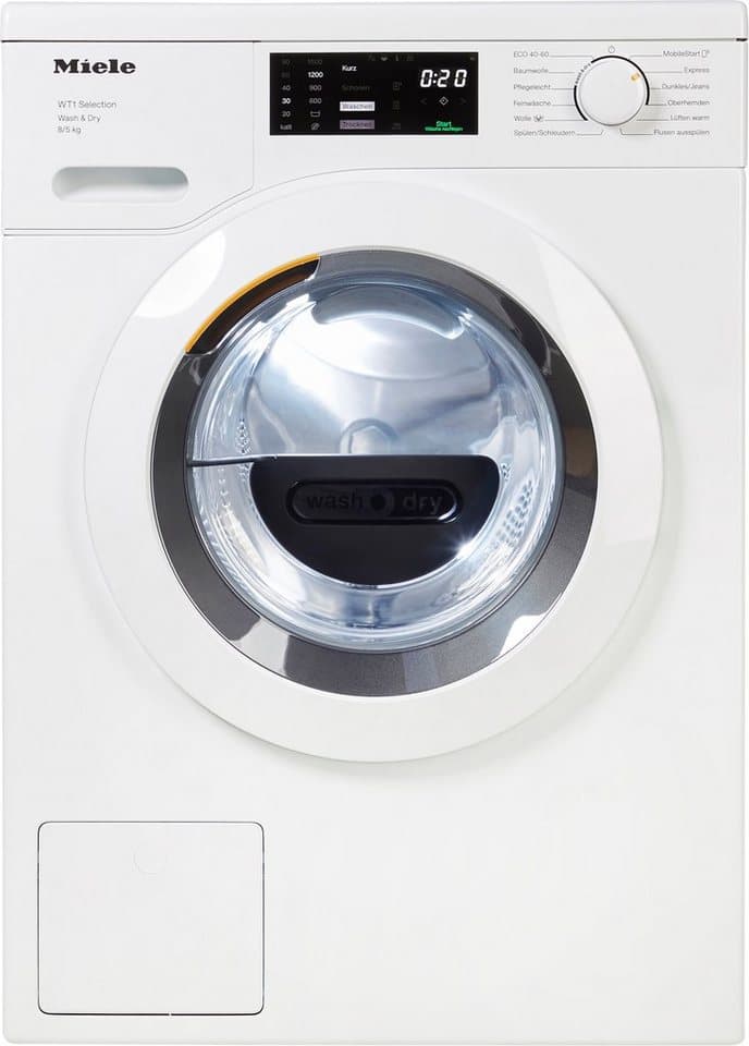 Miele Waschtrockner WTD163 WCS 8/5 kg, 8 kg, 5 kg, 1500 U/min, App-Steuerung, 25 Jahre Motorgarantie - Thumbnail 3